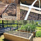 garden hoops 120pcs, sunwuk greenhouse hoops for 1-3.5ft on a desk or shelf