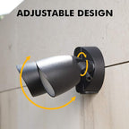 LUTEC 6222B 3500 Lumen 32 Watt 28 LED Dual-Head Floodlight Outdoor, Full Metal Design, Waterproof Exterior Security Wall Light 5000K for Patio, Garden, Yard-Black