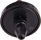 Raindrip PC4010B 1 GPH Pressure Compensating Drippers, Drip Irrigation Emitters for Drip Irrigation Gardening System, Maintains Constant Water Flow, 10-Pack, Black