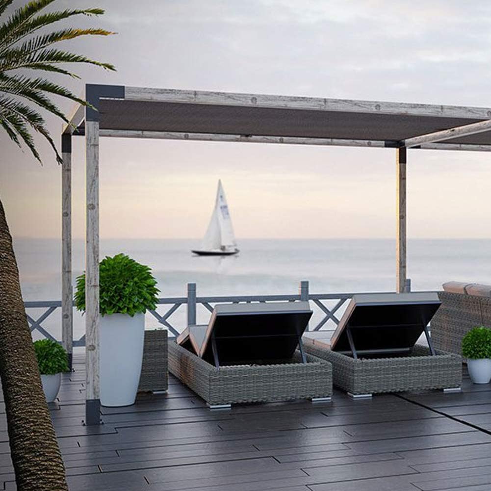 90% sunblock shade panel fabric shade cloth with, package contents