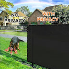 4ftx50ft fence privacy screen heavy duty 170 gsm, close-up detail