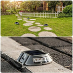 sunwind solar deck lighting outdoor - 4 pack, side view