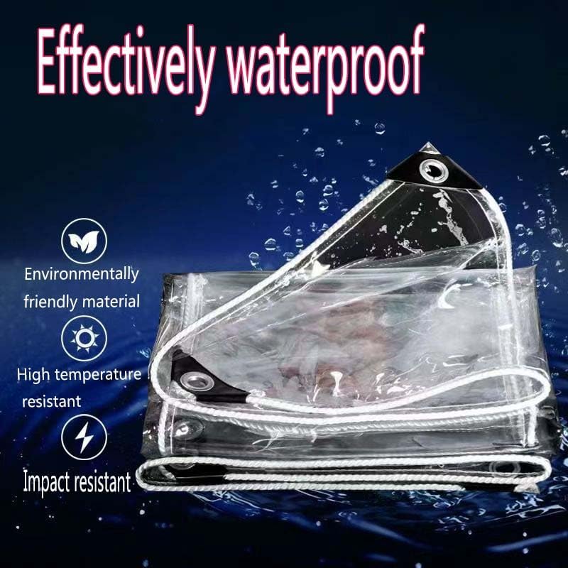 clear tarp with grommets,vinyl tarpaulin heavy duty (12, side view