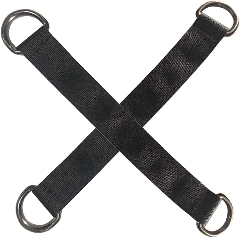 Tree Swing Straps, 2 PCS 25cm / 9.8inches Heavy Duty Hanging Straps Holds 440 lbs with Carabiner Perfect for Hammock, Plank