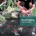 bird netting for garden, fetanten 7.5 x 100ft, close-up detail