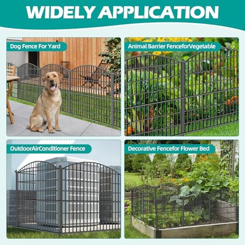 uliok 15 panels decorative garden fence, 32 in(h), view 9