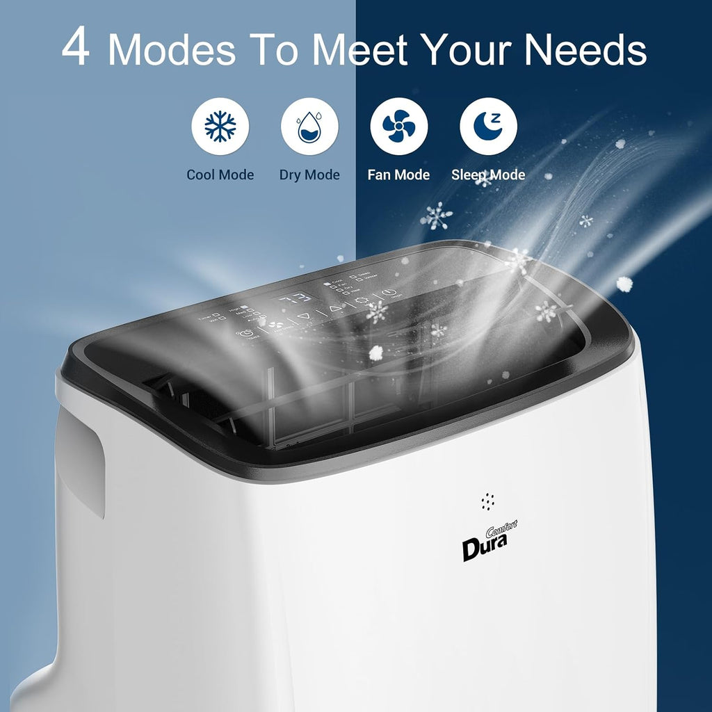 12000 btu portable air conditioner for rooms up, close-up detail