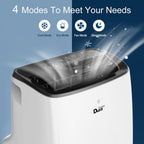 12000 btu portable air conditioner for rooms up, close-up detail