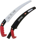 Kanzawa Samurai Ichigeki Pruning Saw 330mm C-330-LH with Ergo Grip (Orange) w/sheath Made in Japan