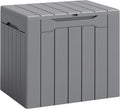 flamaker deck box 30 gallon, waterproof resin small, main product view