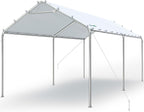 quictent 10x20 ft heavy duty carport canopy galvanized, main product view