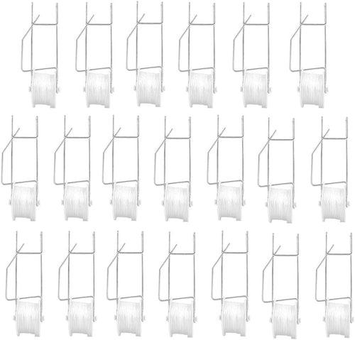 tomato trellis roller hooks with 49.2ft string for, main product view
