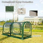 porayhut portable greenhouse tent, easy set-up gardening flower, side view