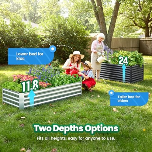 quictent large raised garden bed with cover 6x3x2, package contents