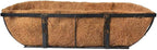 2 pcs Garden Coconut Planter Liners Preformed Window Box Liners Natural Trough Coco Liner Coir Mats (30 inch)