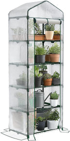 vounot® mini greenhouse with 5-tier shelves garden greenhouse, main product view