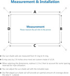 Eden's Decor Straight Flat-Edged Sun Shade Sail Rectangular 9' x 14' Brown UV-Blocking Outdoor Canopy Fabric Cloth Awning for Pergola Patio Garden Backyard Custom Size