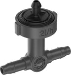 Gardena Micro-Drip-System Inline Drip Head, Pressure-equalising: Drip Head for Automatic Irrigation System, for Rows of Plants with Different Pot Heights, Simple Connection Technology (13312-20)