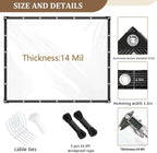 clear tarps heavy duty waterproof, clear vinyl tarp on a desk or shelf