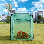porayhut pop up greenhouse tent,portable x-large walk-in flower, close-up detail