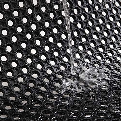 outside rubber floor mats anti slip commercial resturant, side view
