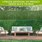 funtery 3 pieces balcony privacy screen 39.4 x, package contents