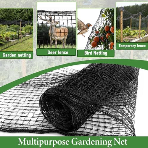 100ft deer fence netting, heavy duty deer netting, package contents