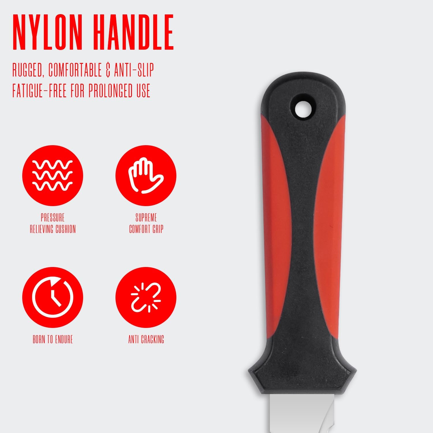Insulating Knife, Lightweight sod knife - 7.87 stainless steel blade, suitable for outdoor gardening and cutting insulating materials