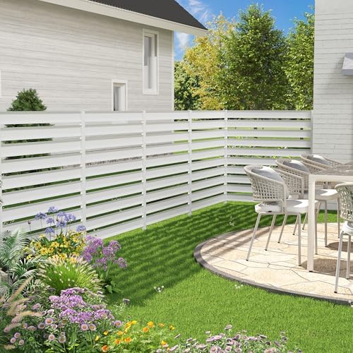 metal air conditioner fence, 42''h x 38''w (3panels), front angle view