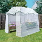 8.5 x 7 ft pop‑up walk‑in greenhouse for on a desk or shelf