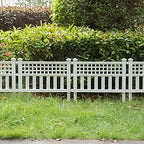 gardenised plastic outdoor decor garden flower edger fence showing dimensions