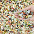 FANTIAN Succulent Rocks, 3/8 Inch Polished Pebbles for Indoor Plants, Decorative River Rocks for Plants Indoor, Vase Fillers, Cactus Planters, Bird Bath, Fountain, Outdoor Garden Landscaping
