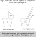 Self Watering Planter Insert. Plant Watering Devices. Plant Watering Bulbs. 3-PCS Plant Watering Globes. Cactus Shape Self Watering Globes