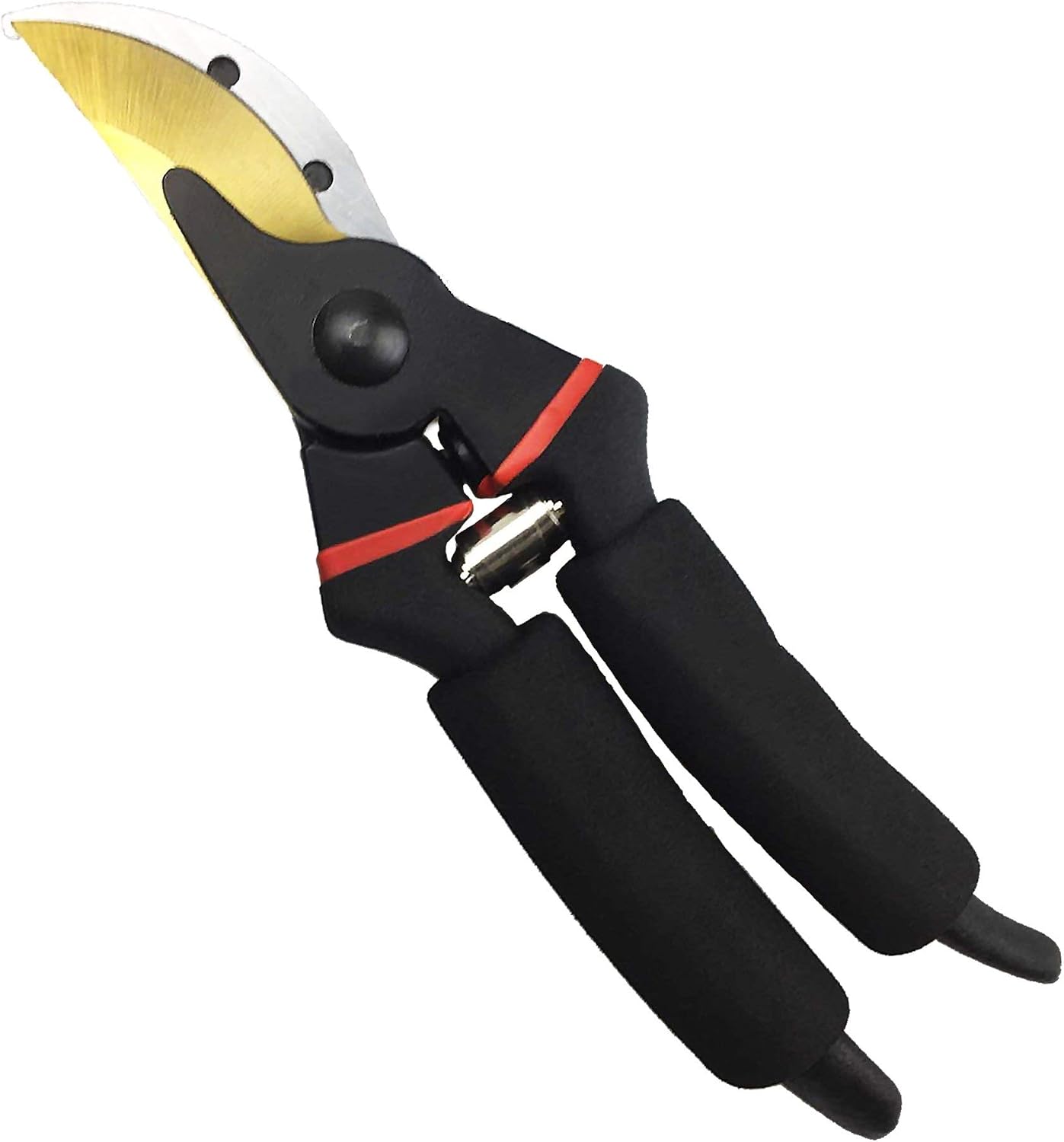 gonicc 8" Professional Premium Bypass Titanium Pruning Shears(GPPS-1003) | Titanium coated SK5 steel blade, Ergonomic non-slip handle, Sap groove anti-stick design, Cuts up to 3/4" branches