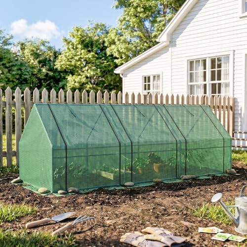 outsunny 9' x 3' x 3' mini greenhouse, view 9