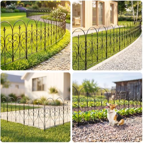 thealyn garden fence 32" x 10ft, 5 panels on a desk or shelf