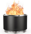 27 inch smokeless fire pit with waterproof cover, main product view