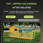 Hardware Cloth 1/4 in Galvanized Wire Mesh Roll (23 GA) Chicken Wire Fence Roll for Chicken Pen/coop Fences, Screen mesh, Rabbit/Snake Fences, Poultry enclosures, Handicraft Ma 4in×10ft