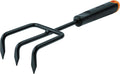 fiskars ergo cultivator, length 30.5cm, rust-resistant steel head/plastic, main product view