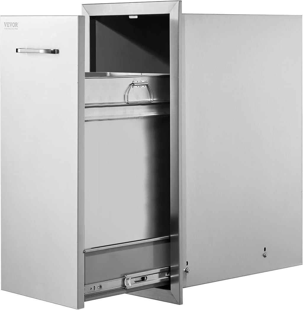 vevor outdoor kitchen drawers 13.4"w x 25.7"h x shown in use