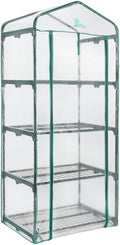 palm springs 4 -tier mini greenhouse with cover, main product view
