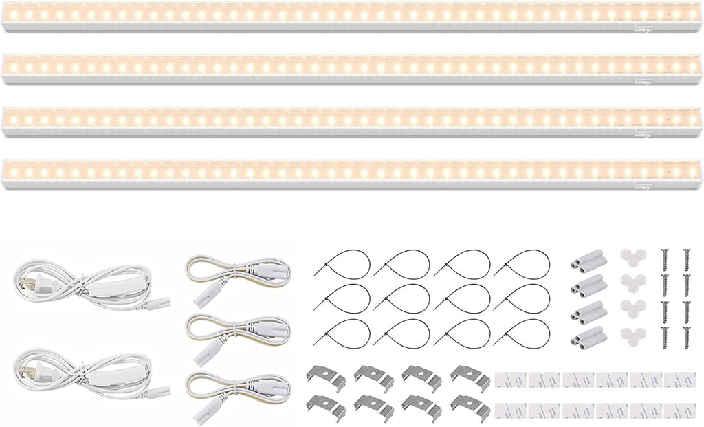 barrina t5 grow lights, yellow, 2ft 40w (4, main product view