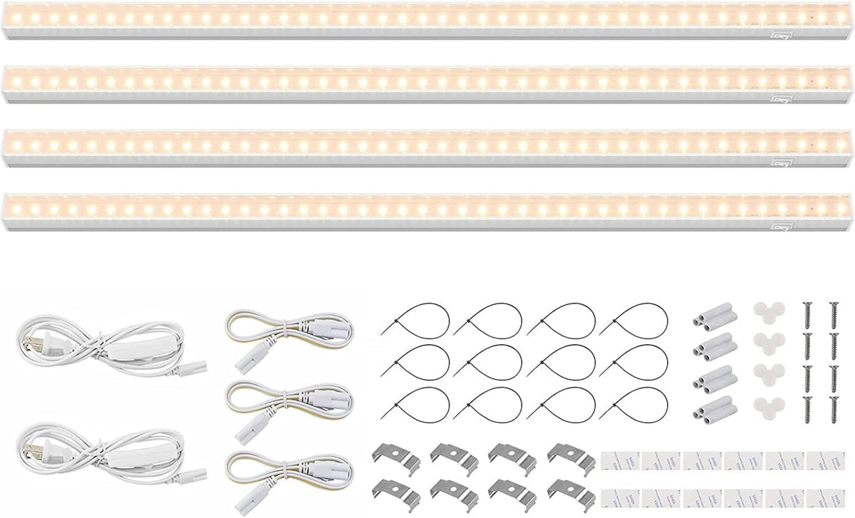 barrina t5 grow lights, yellow, 2ft 40w (4, main product view