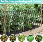 plastic mesh fence sheet 15.7in x 50ft showing dimensions