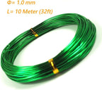 Kebinfen® Bonsai Training Wire Bonsai Wire kit for Bonsai Tree, with Bonsai Wire Cutter - Bonsai Wires Size 1.0 mm/ 1.5 mm/ 2.0 mm (128 Feet Total), Anti-Corrosion and Rust Resistant