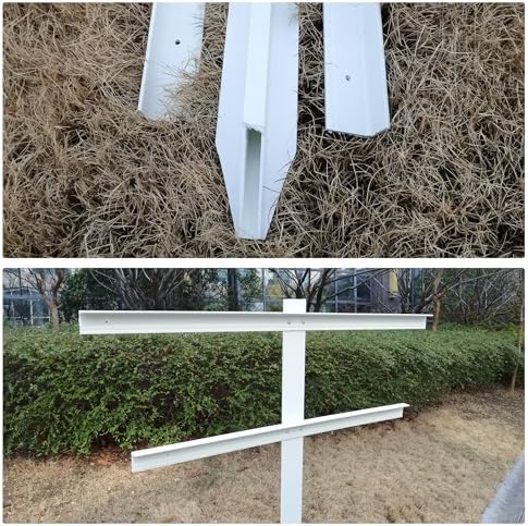 mrgarden 7-feet adjustable garden trellis set for raspberry, front angle view