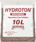 Hydroton Original Clay Pebbles - 10 Liter | Lightweight Expanded Clay Aggregate Made in Germany