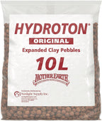 Hydroton Original Clay Pebbles - 10 Liter | Lightweight Expanded Clay Aggregate Made in Germany