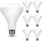 Feit Electric BR30 LED Light Bulbs, 100W Equivalent, Dimmable, E26 Standard Base, 80 CRI, 1400 Lumens, 2700K Soft White, 120V, 10 Years Lifetime, Damp Rated, 6 Pack, 100BR30DM82710KLED/6