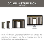 DIVA EN CAMINO DEC Outdoor Patio Curtain Waterproof Darkening Thermal Insulated Indoor Curtains for Bedroom, Porch, Living Room, Pergola, Cabana, W52 x L72, Taupe, Set of 2 Panels